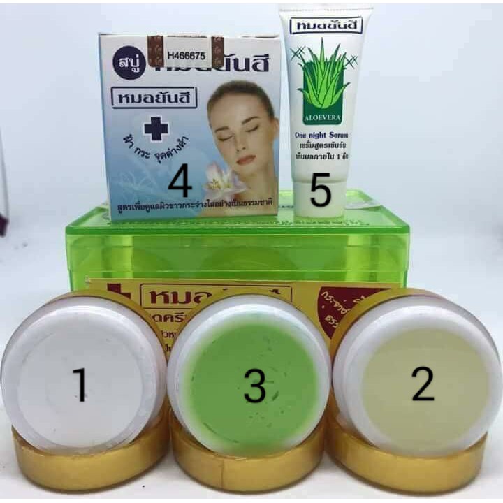 Bộ xanh lá đánh bay tàn nhang - Thái Lan