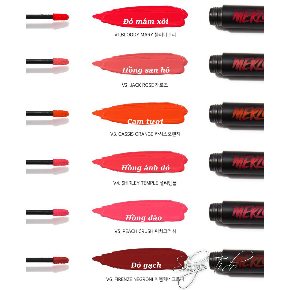 Son Kem Lì Merzy Another Me The First Velvet Tint auth | BigBuy360 - bigbuy360.vn