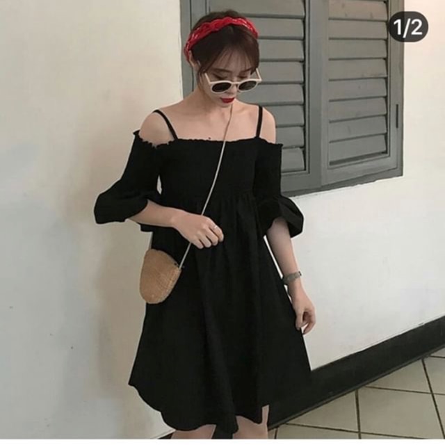 Váy trễ vai bigsize