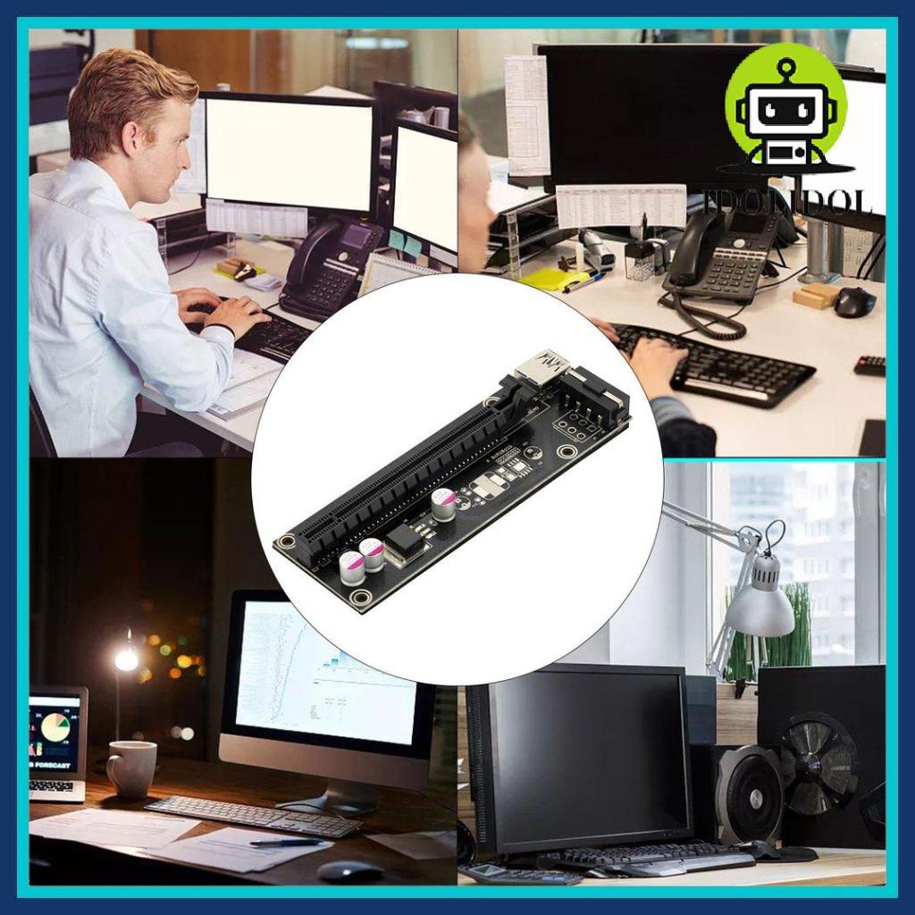 Dây cáp mở rộng VER006/C Pci-e 1x sang 16x Sata cho đồ họa | BigBuy360 - bigbuy360.vn