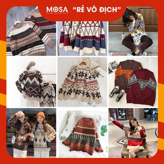 [HÀNG CÓ SẴN] - Áo Len Họa Tiết Thổ Cẩm Hàng Loại 1 - TIỀN NÀO CỦA ẤY