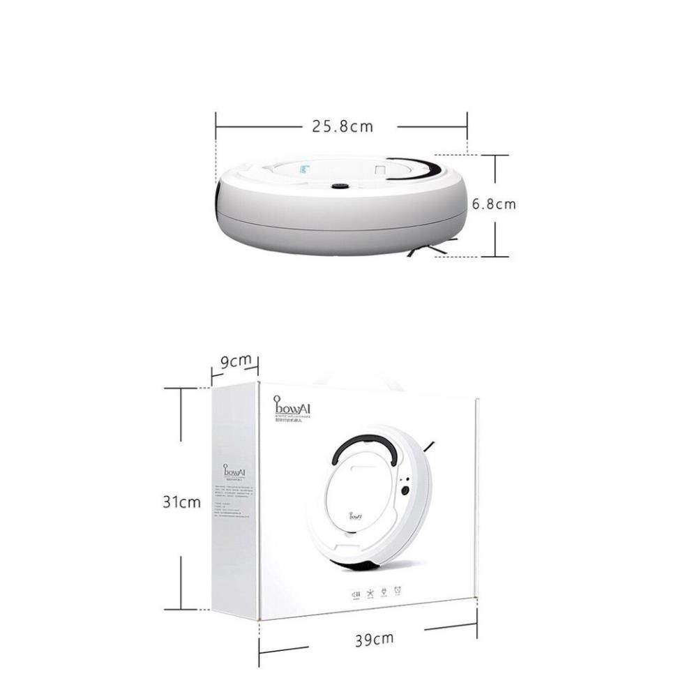 [Loại 1 Tốt Nhất] Robot hút bụi lau nhà thông minh 3 in 1 công nghệ AI Thông Minh - Đồ Gia Dụng Thông Minh