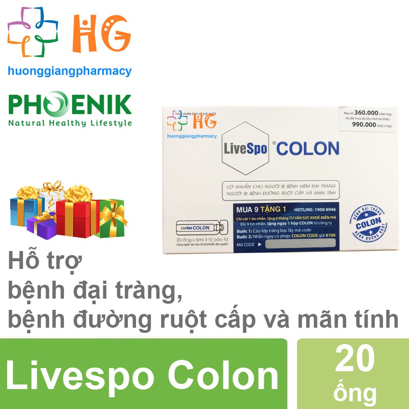 Livespo colon. bào tử lợi khuẩn giúp cân bằng hệ vi sinh đường ruột - ảnh sản phẩm 1