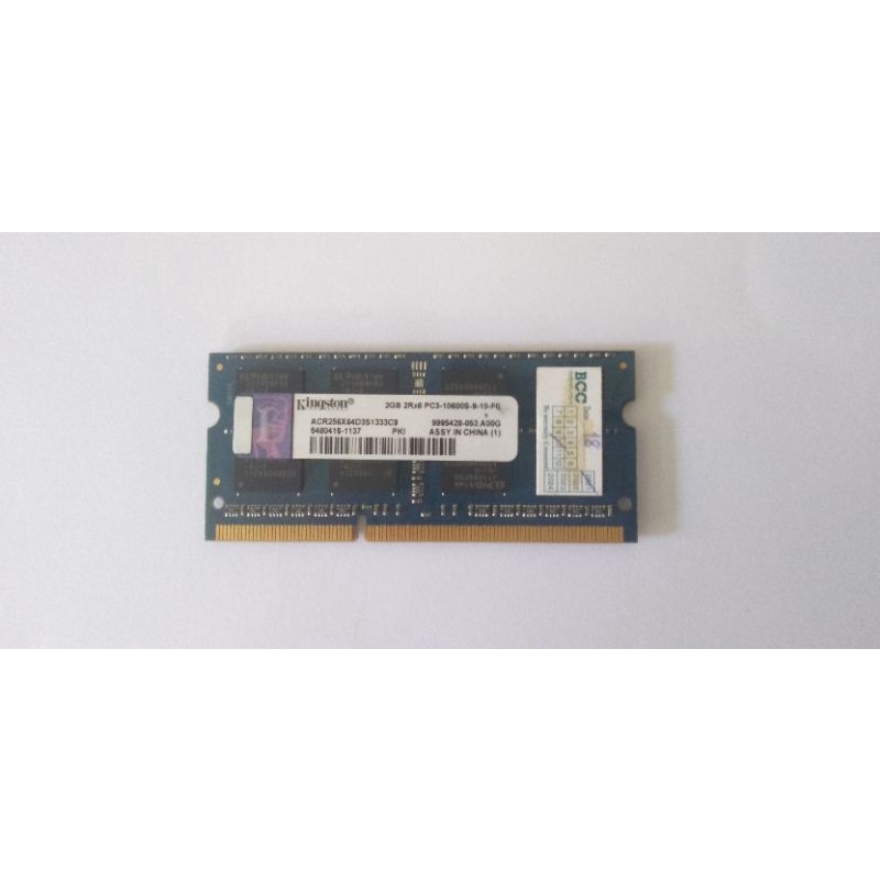 Ram Laptop DDR3 2GB Bus 1333Mhz PC3 10600s cũ ( hàng tháo máy )