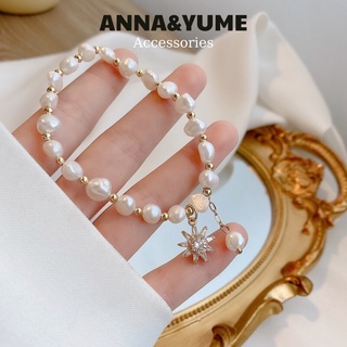 Vòng đeo tay mặt hình ngôi sao đính đá phong cách Hàn quốc cho nữ, lắc tay ngôi sao
