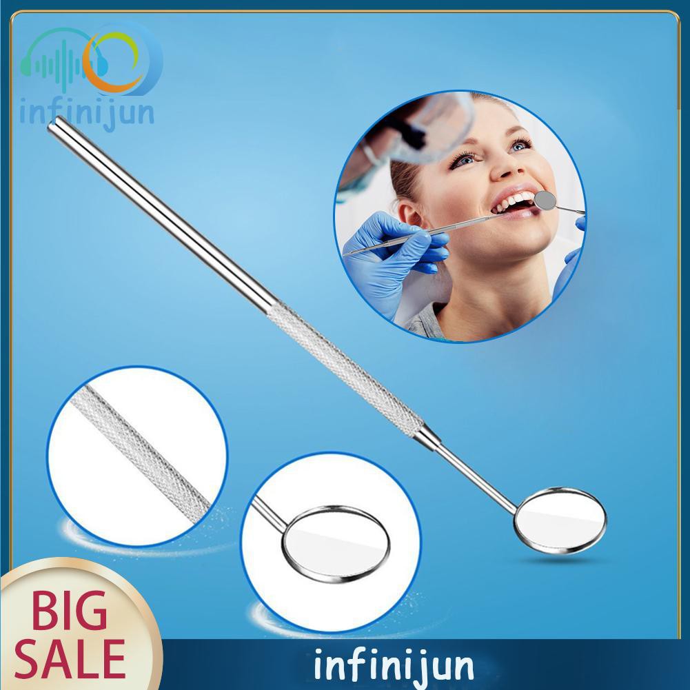 Dental Mirror Stainless Steel Hygiene Tool Mouth Mirror Dentist Instrument