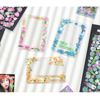 Rose sticker _hình dán trang trí top, card