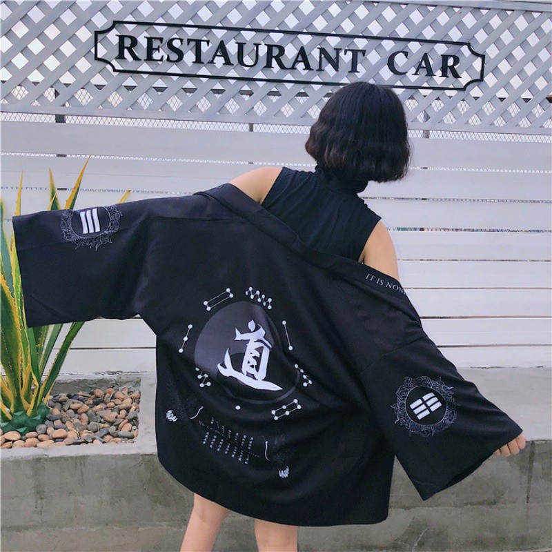[Baywellfashion]Áo khoác Kimono in hoạ tiết thời trang cho nữ | BigBuy360 - bigbuy360.vn