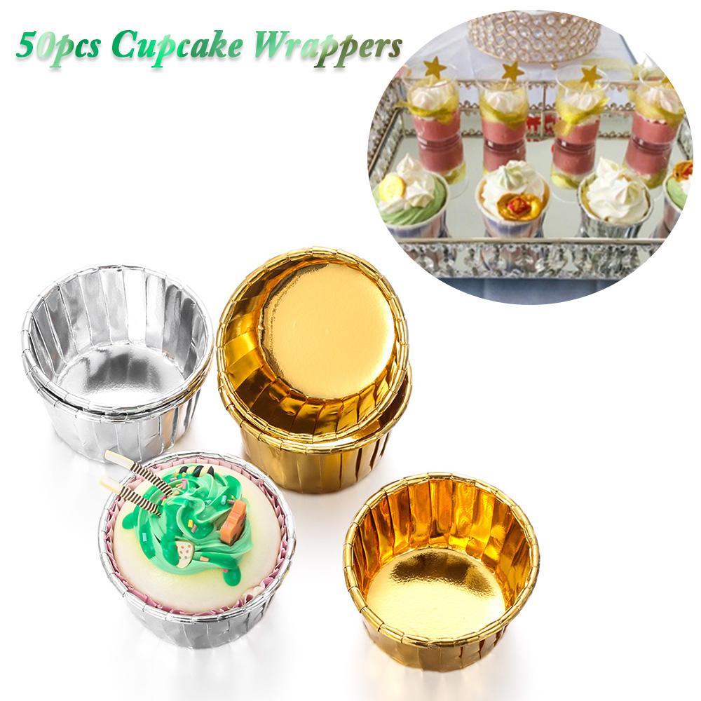 Giấy Gói Bánh Cupcake Giải Trí Tự Làm Phủ|Hộp Đựng Bánh Muffin Nhiều Họa Tiết Ốp