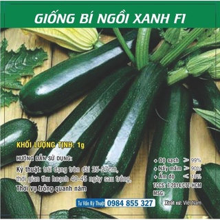 Hạt giống Bí Ngồi xanh