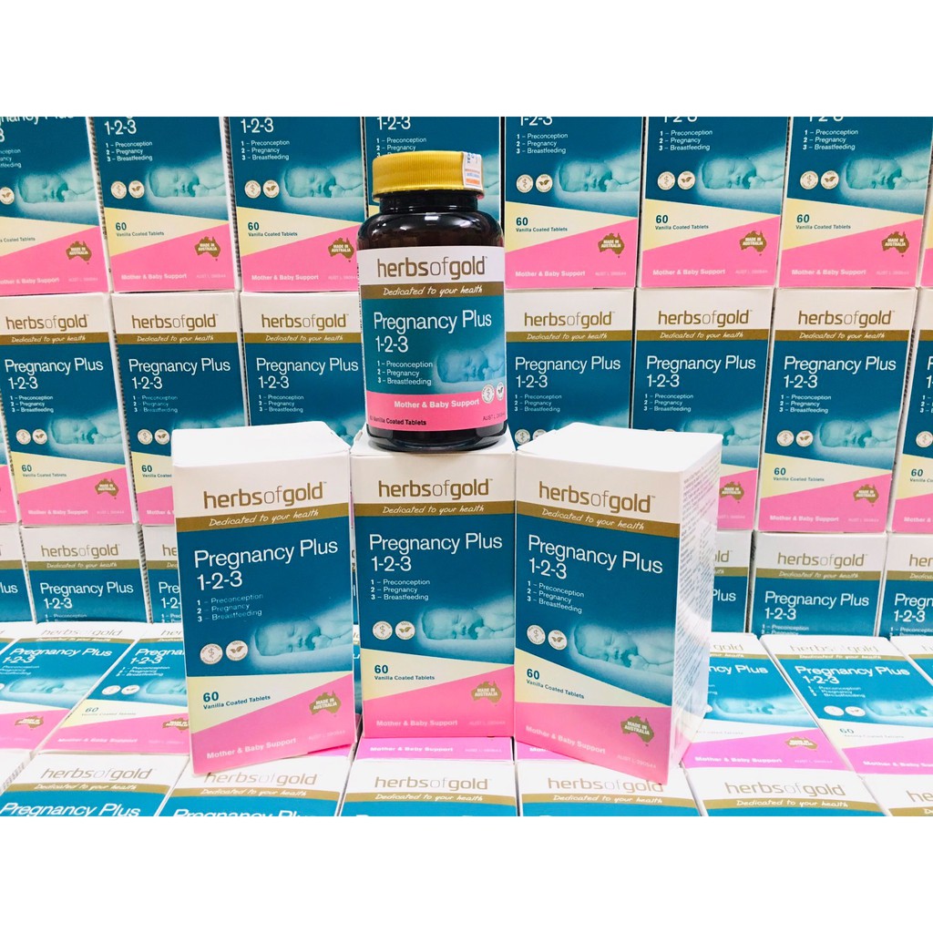 [CHÍNH HÃNG NHÂP KHẨU] Herbs Of Gold Pregnancy Plus 1-2-3 - Viên Uống Dinh Dưỡng Dành Cho Bà Bầu | BigBuy360 - bigbuy360.vn