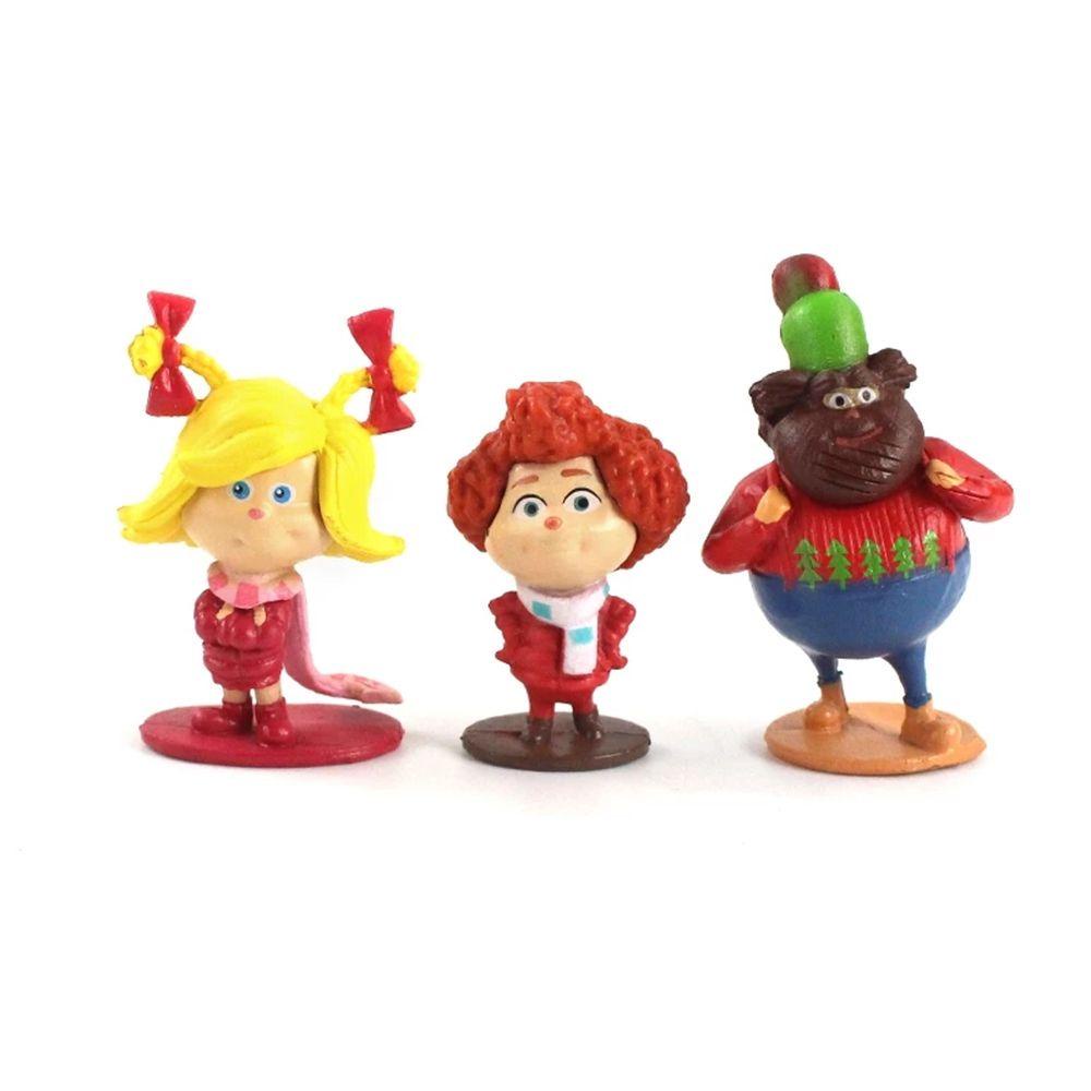 Set 12 Mô Hình Nhân Vật Phim Hoạt Hình Grinch 3-9cm Trang Trí Giáng Sinh