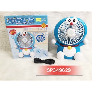 Quạt pin sạc để bàn Hello Kitty S1881 , Doremon SQ1882 (hộp)