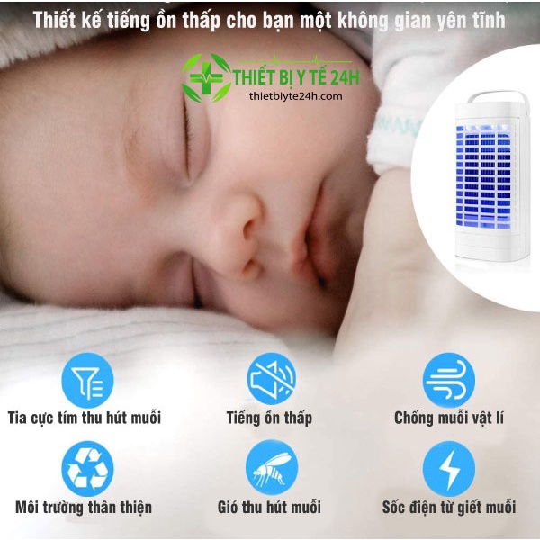 Đèn Bắt Muỗi - Đèn Ngủ Bắt Muỗi, Diệt Muỗi Hiện Đại Cao Cấp Nhật Bản [Giao Hàng Miễn Phí]