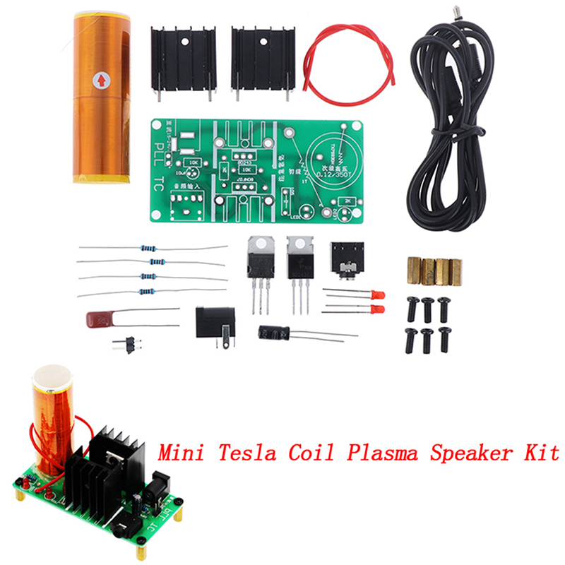 1 Bộ Loa Mini Tesla Coil Plasma 15w