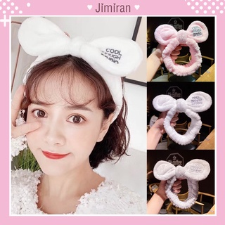 Băng đô rửa mặt Hàn quốc tai thỏ cute JIMIRAN BD04