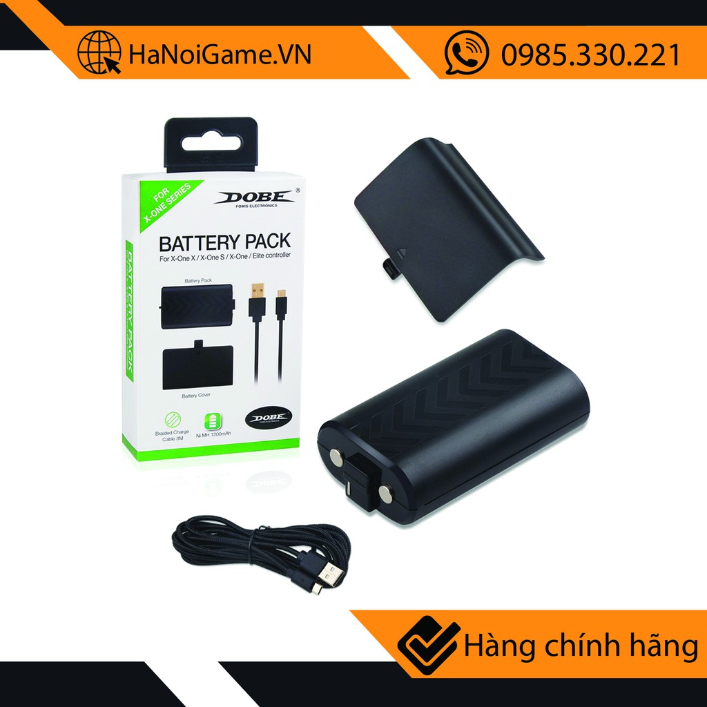 Bộ Pin Sạc Dobe Dung Lượng Cao Dành Cho Tay Xbox One / Xbox One S Hàng Chính Hãng DOBE | TOP BÁN CHẠY ✔