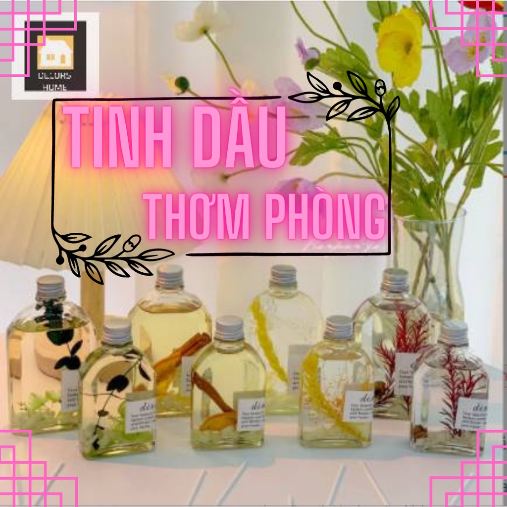 Tinh Dầu Thơm Phòng Lọ Khuếch Tán Phát Sáng Ban Đêm DISHIXUAN 200ml Que Gỗ Tự Khuếch Tán Hương Khử Mùi Không Khí