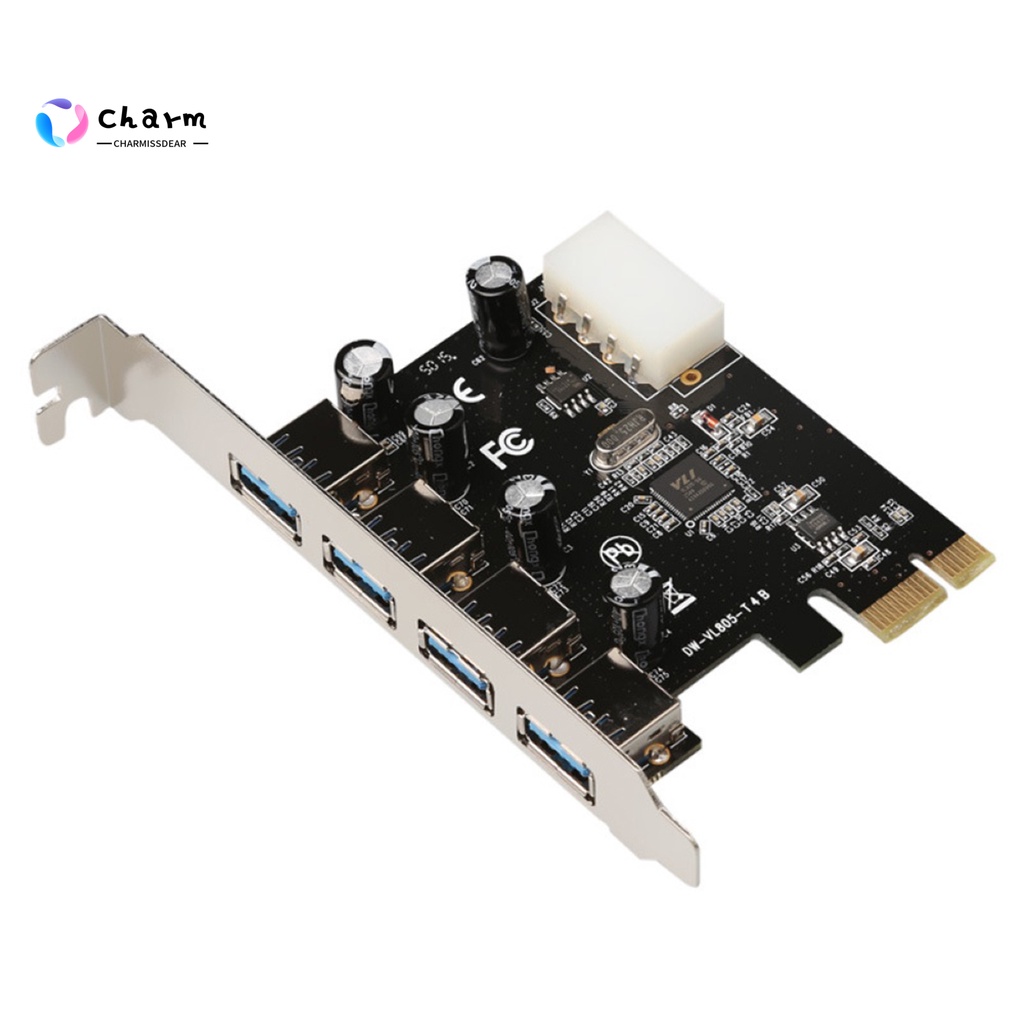 [CI] Availble 4 Port 5Gbps USB 3.0 PCI-E Expansion Express Card Adapter for Windows 7/XP/Vista