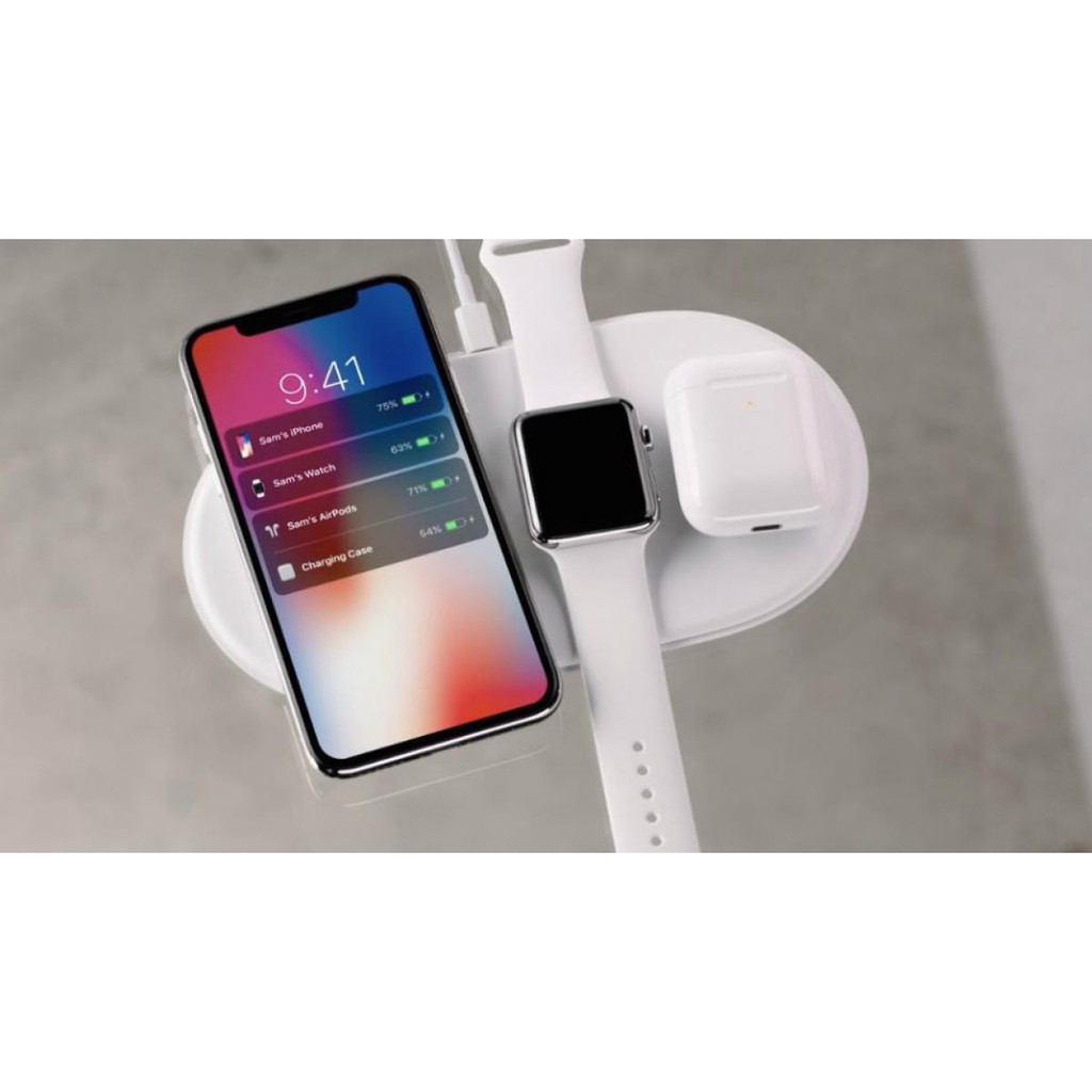 Bộ Sạc không dây đa năng Ugreen 50535 CD178 dùng sạc iWatch, đồng hồ thông minh Chính Hãng