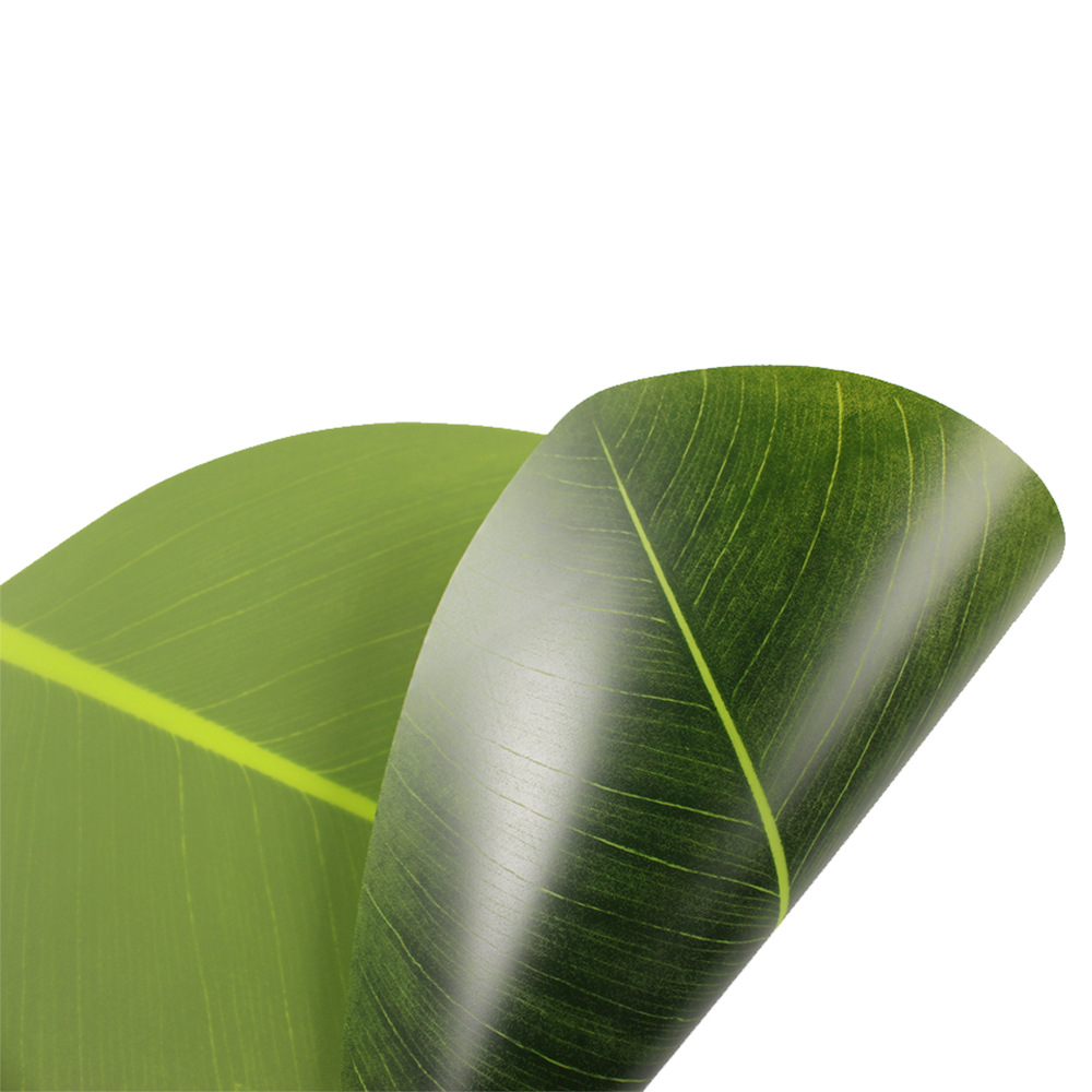 High Artificial Plants Banana Leaf Placemat Tropical Rainforest Theme Table Mat Coaster Waterproof Oilproof Decorative Dinner Mats