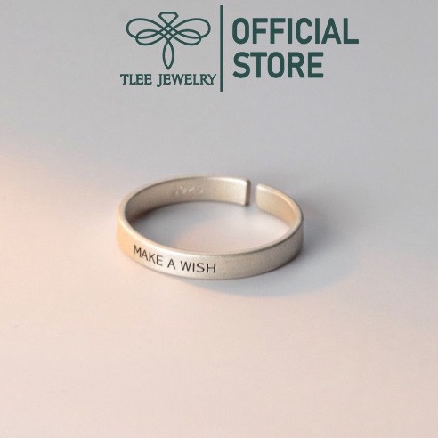 Nhẫn bạc TLEE mẫu bản trơn 3mm freesize TleeJewelry A0331