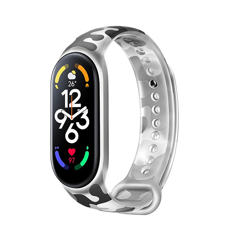 Dây Đeo Silicon Chống Trầy Xước Cho Đồng Hồ Mi Band 7