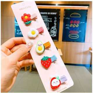 Kẹp tóc cho bé gái set 5 chiếc cute