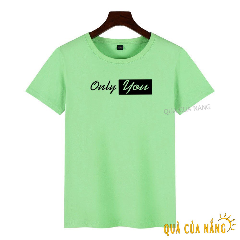 Áo Thun Nữ Tay Ngắn Only You Dễ Thương AT-037 Dễ Phối Trang Phục | BigBuy360 - bigbuy360.vn