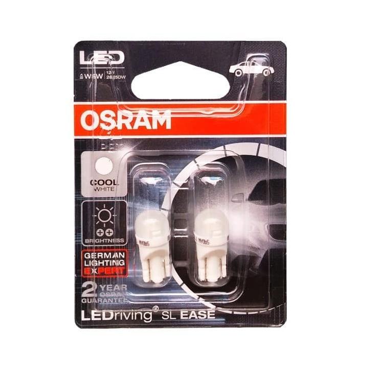 `➠ Đèn LED Osram T10 W5W 2825DW ánh sáng trắng (6K)