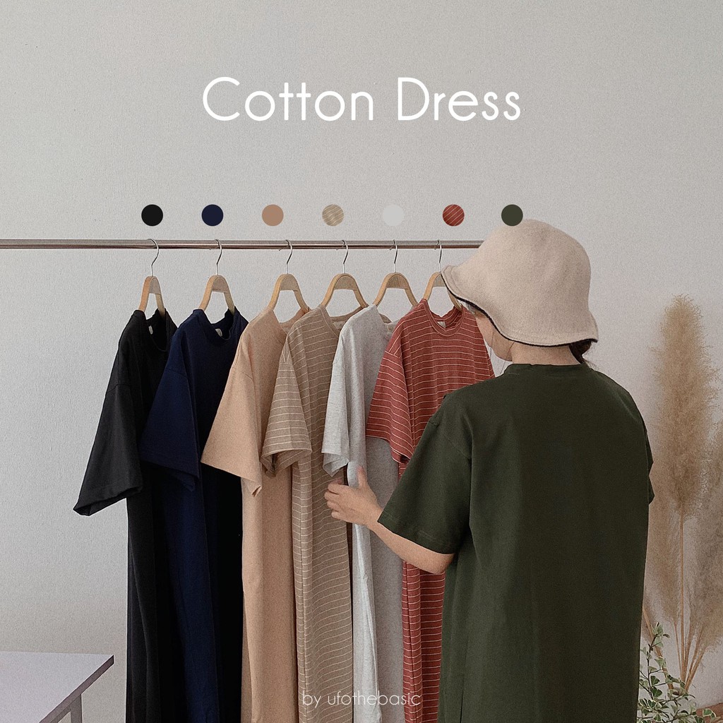 Váy suông liền cotton - Cotton Dress - made by ufothebasic | BigBuy360 - bigbuy360.vn