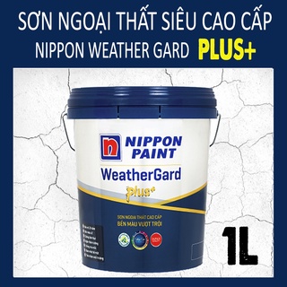 Sơn nước ngoại thất - Siêu cao cấp -Nippon WeatherGard Plus - Bề mặt bóng - 1L