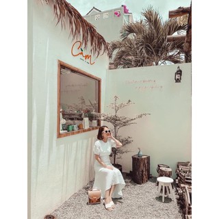 ĐẦM TRẮNG CỔ TRÒN RÚT DÂY ĐUÔI CÁ