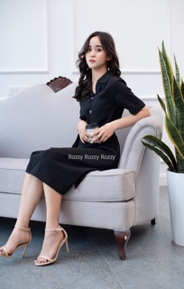 🌻🌿 Váy sơ mi cổ vest Lacy