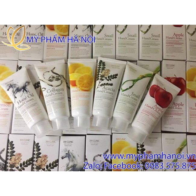 Kem dưỡng da tay 3W Clinic Collagen Hand Cream Kem Dưỡng Da Tay 3W Clinic Collagen Hand Cream