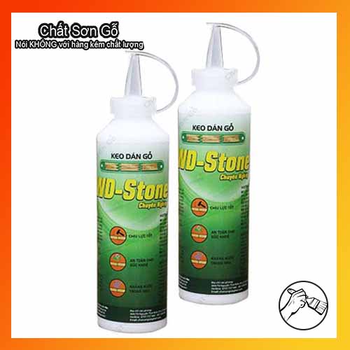 Combo 1kg Keo dán gỗ nội thất thất WD-Stone Chuyên Nghiệp / Keo gỗ - Chất Sơn Gỗ