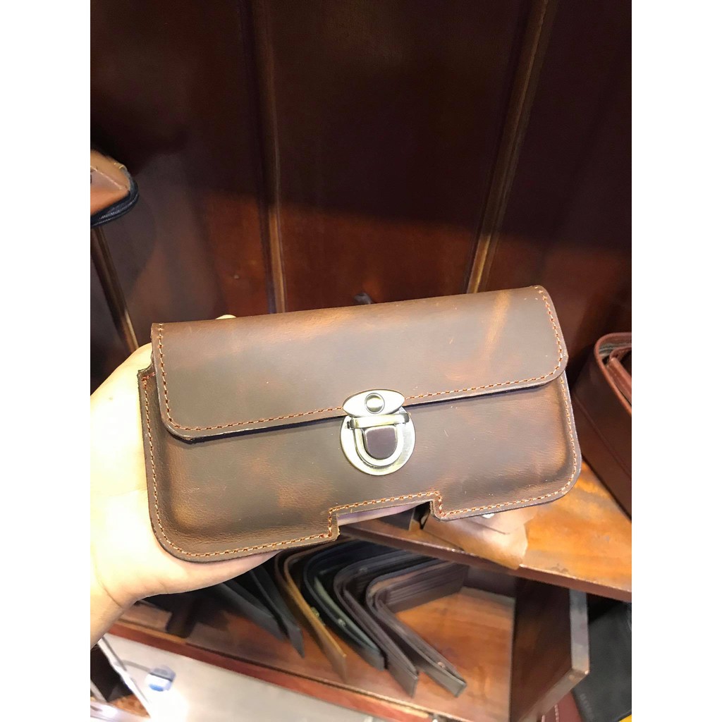 BAO DA ĐIỆN THOẠI DA BÒ SÁP