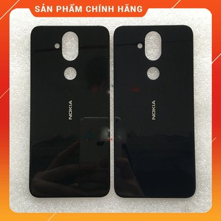 Nắp lưng Nokia 8.1 ⚡HÀNG NHẬP KHẨU⚡ Chất liệu kính, Có quà tặng kèm