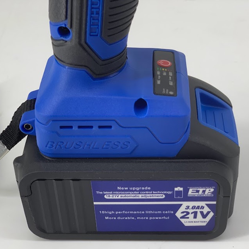 Máy Siết Bulong Pin Cầm Tay MASAKI - MSK 350, 21V, Siêu Bền, Lõi Đồng, Lực Siết Mạnh - TẶNG BỘ PHỤ KIỆN