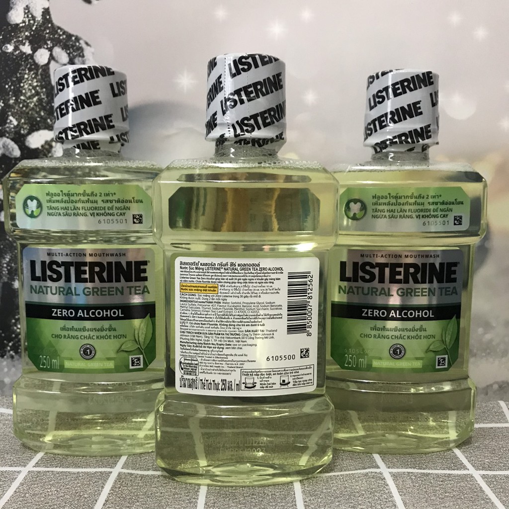 NƯỚC SÚC MIỆNG LISTERIN GREEN TEA 250ml