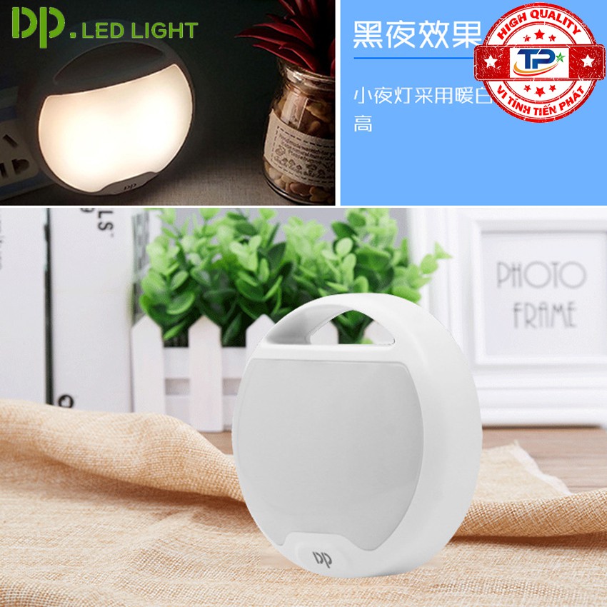 Đèn ngủ cảm ứng ánh sáng DP DP-434 ánh sáng vàng tự bật sáng khi trời tối thiết kế tinh xảo, sang trọng, tiện lợi, đẹp