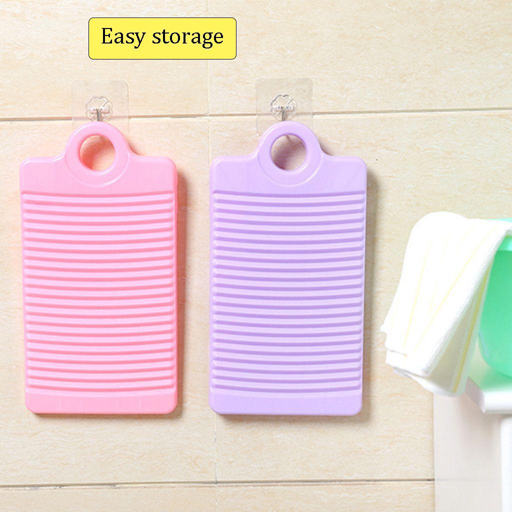 1 Tấm Ván Giặt Đồ Bằng Nhựa Chống Trượt Kiểu Vintage