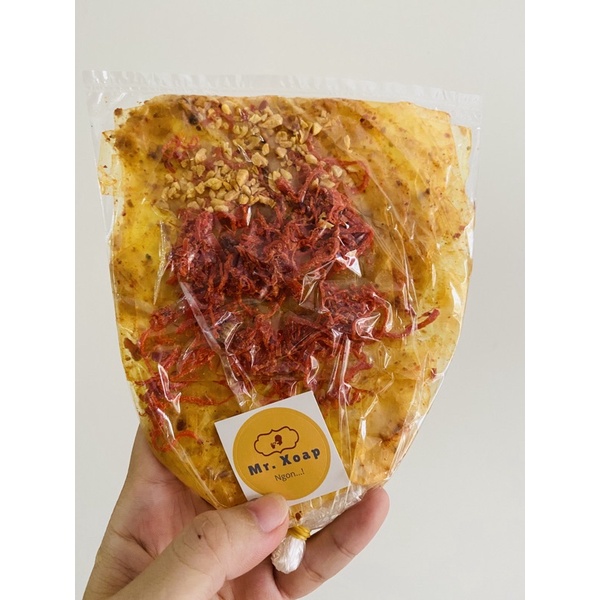 Bánh tráng xì ke hành phi chà bông đặc biệt, xì ke tỏi bò siêu ngon