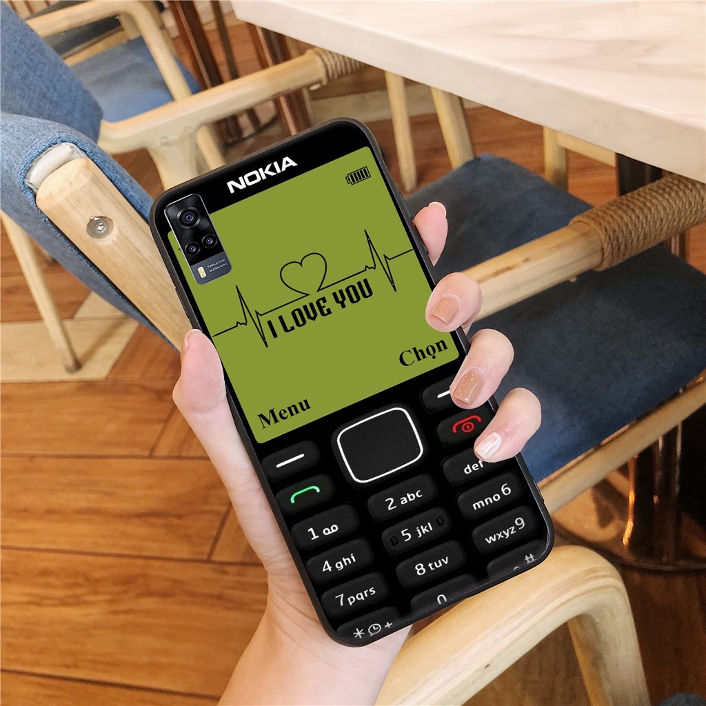 Ốp Điện Thoại Mềm Viền Đen Hình Nokia D Cho Vivo Y11 Y11S Y20i Y20S Y17 Y12 Y15 U3 Y19 Y20 Y30 Y21 Y33S Y21S Y50