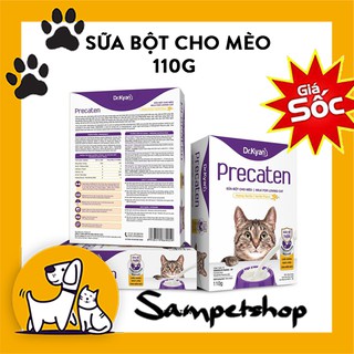 Sữa bột cho mèo Dr.Khan Precaten hộp 110g