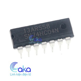 IC 74HC04N SN74HC04N – 6 Cổng Inverter, DIP-14, IC Logic 74HC04 Mới