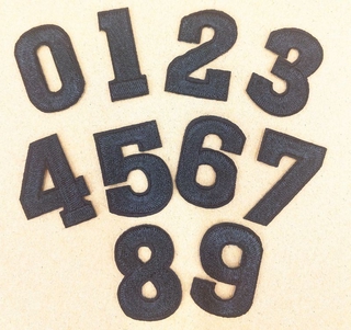 Sticker Ủi Thêu Chữ Số I2Vn