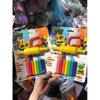 (freeship) Đất nặn cho bé 8_12màu