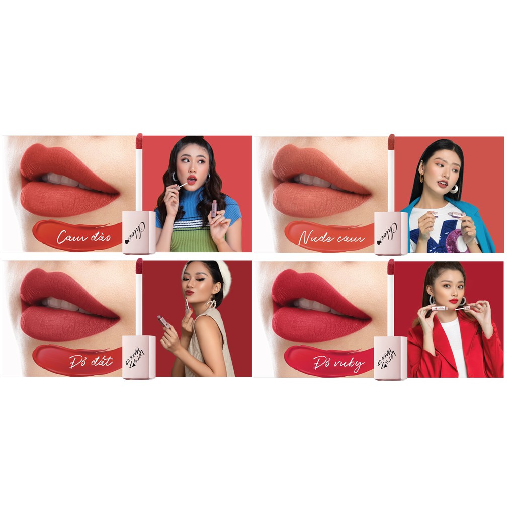 (CHÍNH HÃNG)  Son kem lì Miracle Apo Lip Lacquer Matte Holiday Collection 3ml