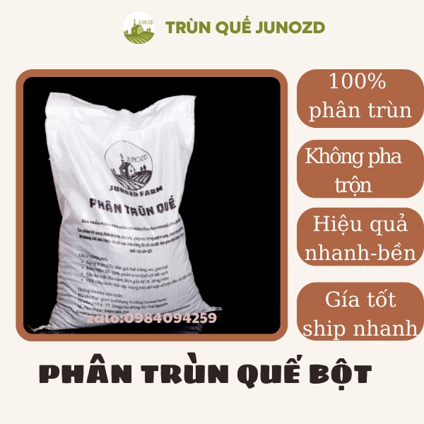 Phân trùn quế bột JUNOZD loại 1 kg (10k/kg)
